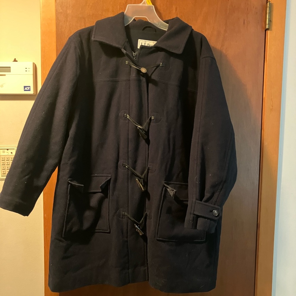 L.L. Bean Women’s Dark Blue Toggle Coat